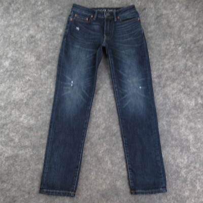 American Eagle Jeans Mens 26x28* Blue Slim Distressed Stretch