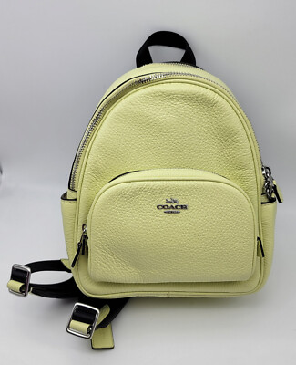 ◎vintage◎ COACH Mini リュック Green Coach Vintage Preowned RARE Bottle Green Rucksack Backpack