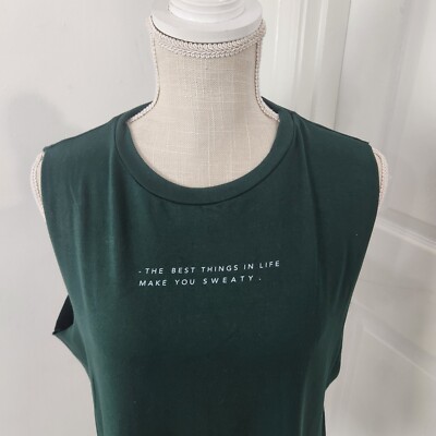 Good Hyouman Top Womens L Lovers of Hyoumanity Best Things In Life Make U Sweaty