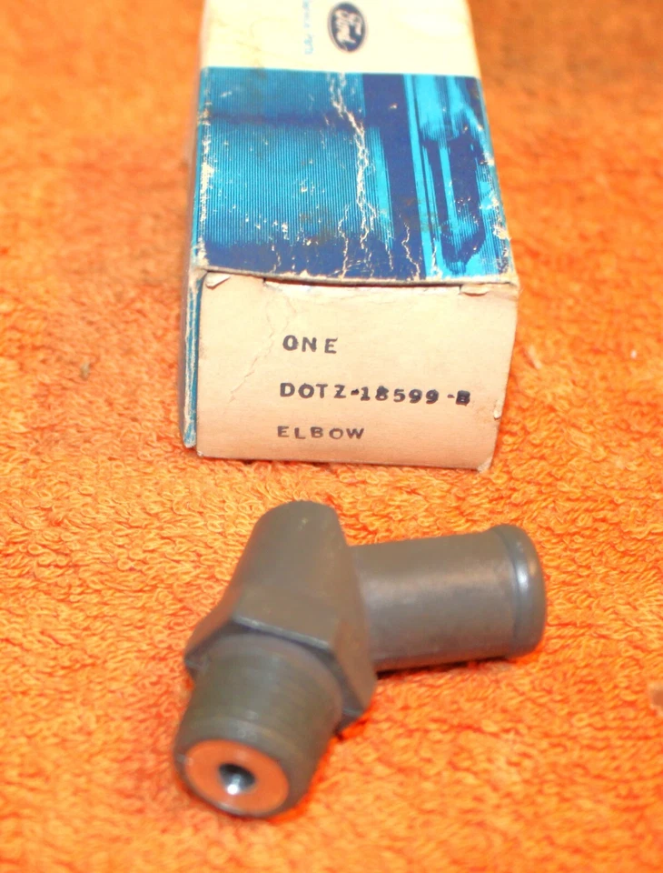 Ford P350 P400 P500 1970 panel entrega nuevo Dorset diésel calentador manguera codo Foto 2 de 3