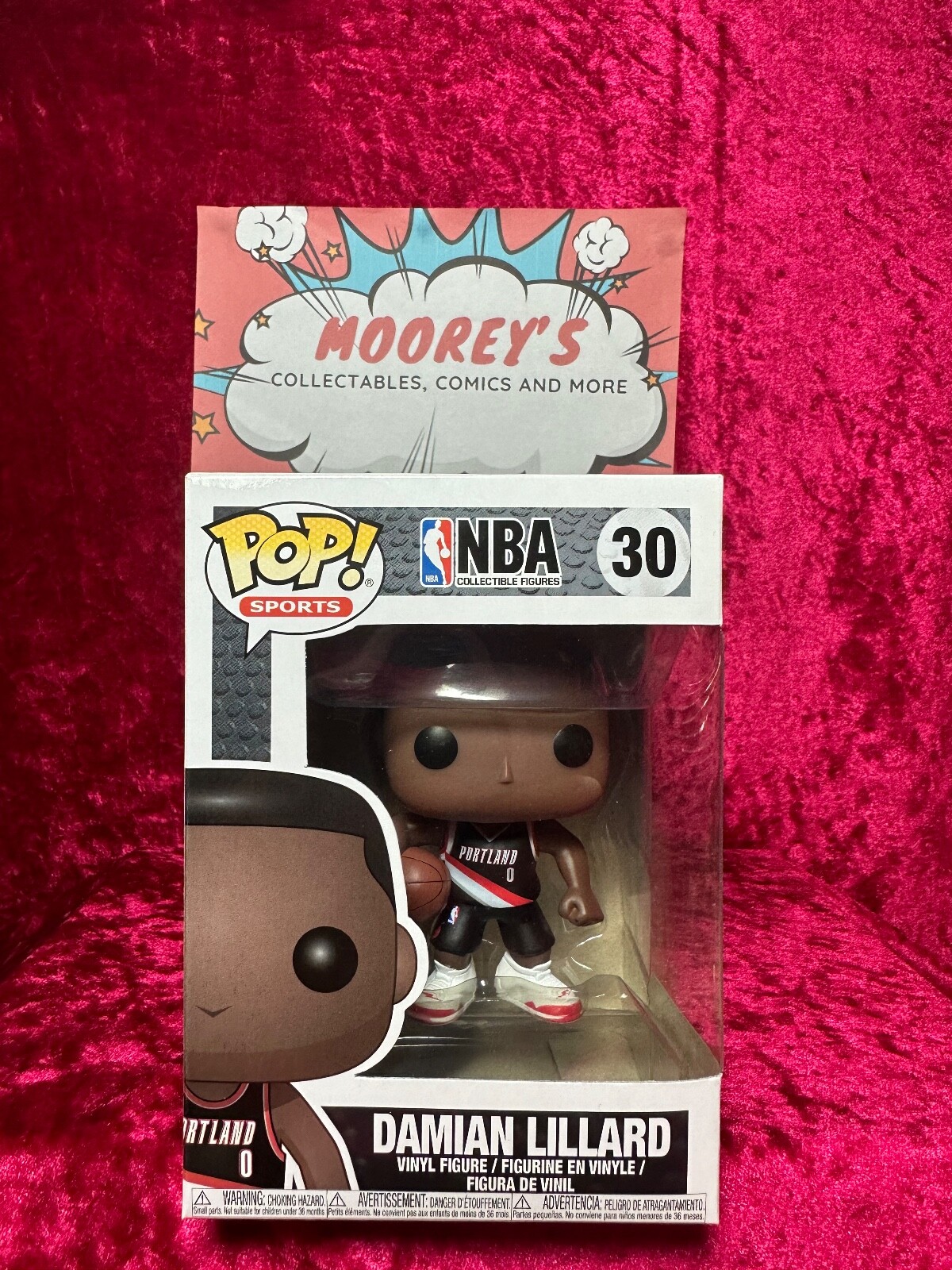 Nba Sports Damian Lillard Portland Trail Blazers #30 Funko Pop Vinyl