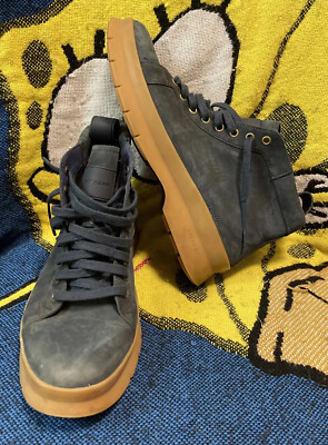 Cole Haan Grand OS Pinch Maine Classic Blue Handmade And Leather Boots Sz 10M