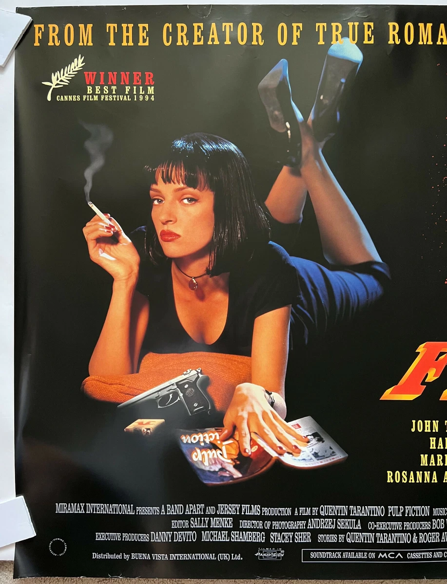 Pulp Fiction Wall Art Pulp Fiction Original 1994 Movie Poster