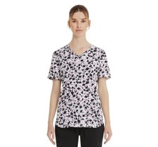 Scrubstar Cheetah Bloom Nurse Uniform Scrub Top - New