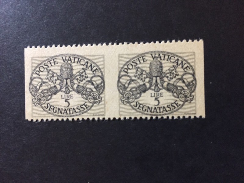 Vatican Inperf Vertically mnh