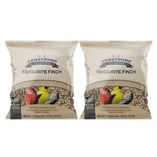 Armstrong Wild Bird Food Favorite Finch Bird Seed Blend, 10lbs (Pack of 2)