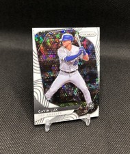 2020 Prizm Baseball Gavin Lux /5 WHITE DONUT CIRCLES COLOR MATCH SSP RC No. 198