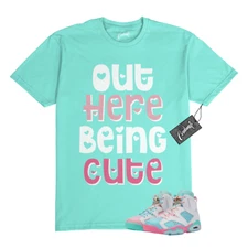 6 Doernbecher Jillian Freestyle White Pink Blue T Shirt Match CUTE