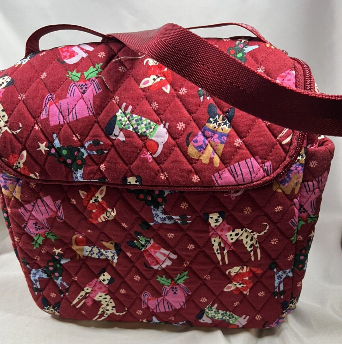 Vera Bradley HOLIDAY HOUNDS Lunch Crossbody Insulated and  display picture 2