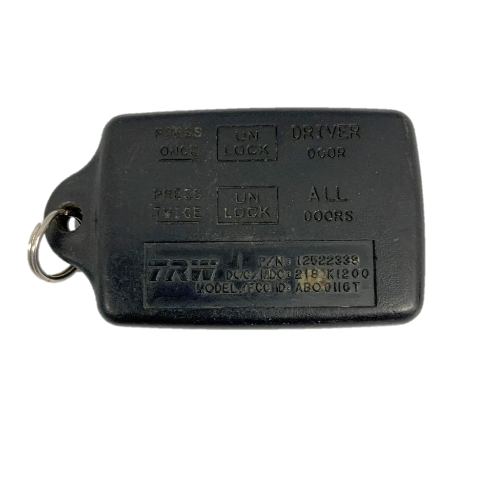 Mando a distancia sin llave OEM OLDSMOBILE PONTIAC 3 botones ABO0116T 12522338 Foto 2 de 3