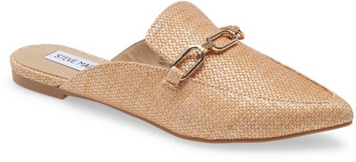Steve Madden Faraway Raffia Slip On 