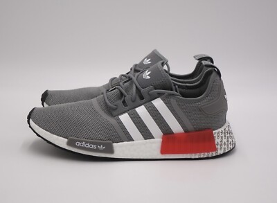 adidas nmd r1 grey shock red