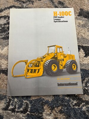 International Harvester H-100C Payloader Logger Brochure FCCA25