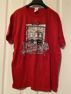 J.C. Penney Co. Since 1902 A Nation-Wide Institution Shirt Sz XL