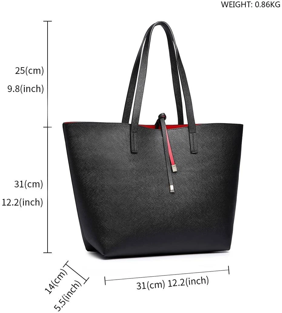 Miss lulu reversible tote bag cheap