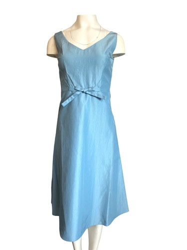 Abito classico donna blu Lynn Lugo taglia 2 formale primavera estate made in USA - Foto 4 di 9