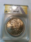 1884-P Morgan Silver Dollar ANACS MS62