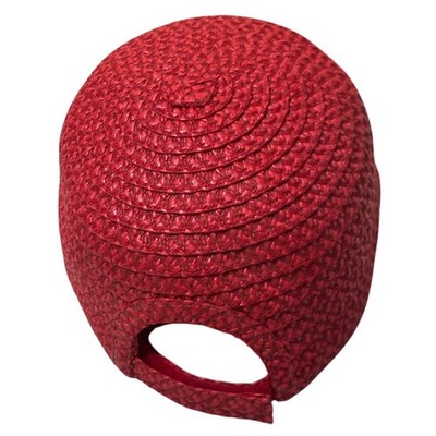 Eric‎ Javits Mondo Woven Squishee Cap, red, resort, vacation, sporty, statement Eric Javits Mondo Woven Squishee Cap, red, resort, vacation  main image 4