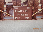 Vintage Photo Grad Class Army Training Center Platoon 4 Fort Dix 1984 New Jersey — photo 3