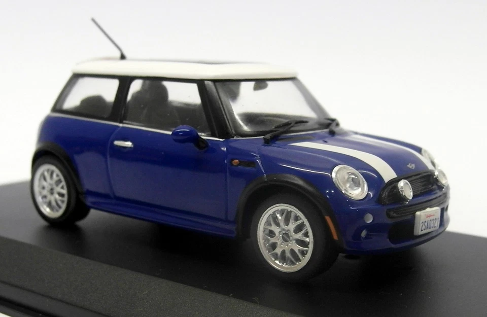 Greenlight escala 1/43 diecast 86546 trabajo italiano 2003 Mini Cooper azul Foto 2 de 4