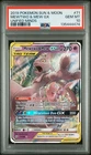 2019 POKEMON SUN & MOON UNIFIED MINDS #71 MEWTWO & MEW GX PSA 10