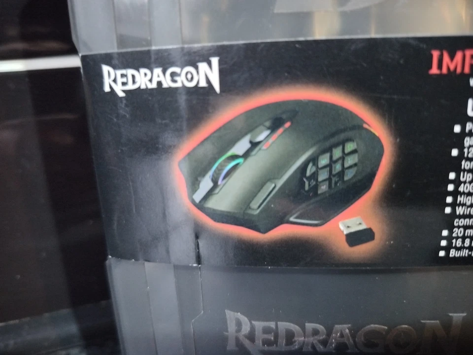 Redragon M913 Impact Elite Wireless Gaming Mouse, 16000 DPI Wired/Wireless RGB - Image 3 of 4