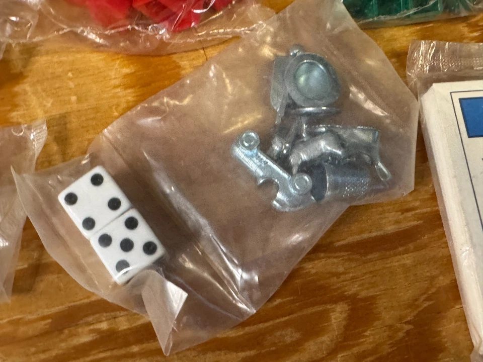 1975 NEW Sealed Monopoly Game Replacement Parts Parker Brothers - Image 4 of 4