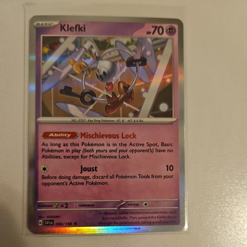 Klefki Holo Rare (096/198) Pokemon Scarlet & Violet Base SVI (96)