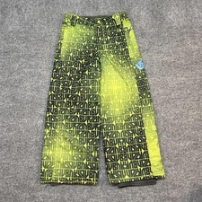 Burton Snow Pants Kids Medium 7/8 Green All Access DRYRIDE Ski Snowboard Winter
