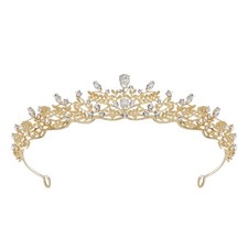 SWEETV Gold Tiara Crown for Women,Princess Tiaras onesize,