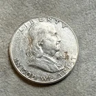 1949 D Franklin Half Dollar Circulated Silver 50c EF Extra Fine Condition 8313
