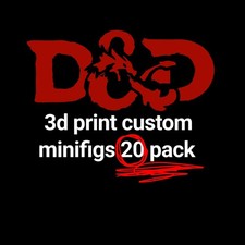 RPG 20 PACK DND FIGURES ROLE PLAYING CUSTOM FIGURES FULL SIZE 20 FIGURES D D