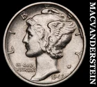 1945-S Mercury Dime- Silver- Scarce Better Date No Reserve #J5142