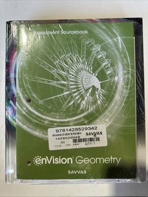 Savvas Envision Geometry Teacher's Edition Textbook Volumes 1 & 2 Set 2024