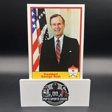 1991 Pacific Trading Cards Operation Desert Shield #1 PRESIDENT GEORGE BUSH