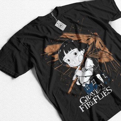 La Tumba De Las Luciernagas Japanese Movie T-shirt Anime Manga 