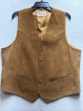Scully Suede Leather Button Front Vest Men s ...