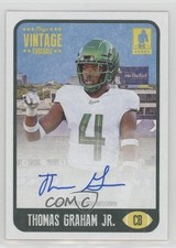 2021 Onyx Vintage Auto Blue Ink /400 Thomas Graham Jr #FATG Auto 1h3z