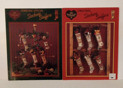 CHRISTMAS STOCKING STUFFERS & SOMEONE SPECIAL CROSS STITCH PATTERN LEAFLETS