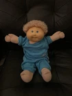 Vintage Cabbage Patch Kids Doll 1978/1982 Short Curly Hair Brown, blue eyes