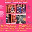 The Grateful Dead - DBL Vinyl LP 1969 - Live Dead - WS 1830 - VG+/VG+ FP