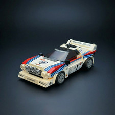 New Lancia Rally 037 Martini 1983 Monte Carlo Building Blocks Car Set Unbranded
