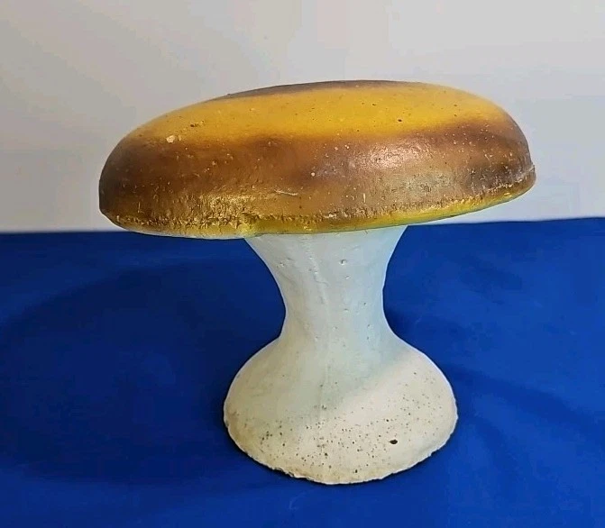 Taburete/sapo vintage de cemento y hormigón 7 pulgadas de alto pesado ¡¡VER ESTADO!!! Foto 2 de 4