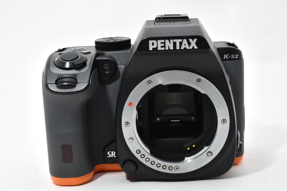 Corpo da câmera DSLR PENTAX K-S2 preta/laranja 20.1MP do Japão [quase em perfeito estado] #2655802 - Imagem 3 de 4