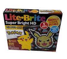 Lite Brite Super Bright HD Pokemon Edition - Light-Up Screen Pikachu BRAND NEW