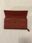 Bottega Veneta Intrecciato Leather Long Wallet in Brown and Beige for Men Women — photo 3