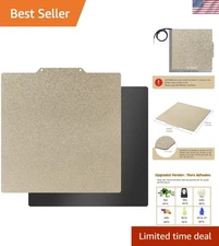 3D Printer Bed Textured Sheet 235mm Magnetic Non-Warping Universal Fit