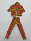 Vintage Barbie Clothes 1960's Trailblazers #1846 Corduroy Striped Jacket & Pants