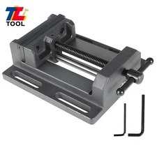 6 Inch Clamps Vise Low Profile Drill Press Vise For Drilling Tapping & Reaming