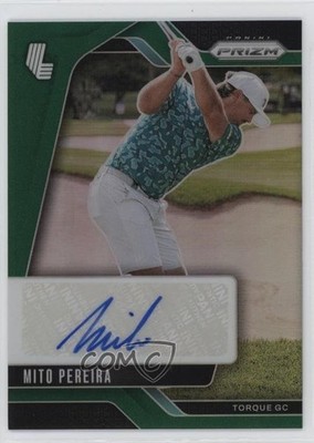 2025 Panini Prizm LIV Golf Signatures Green /18 Mito Pereira #SIG-MPE Auto 1o2